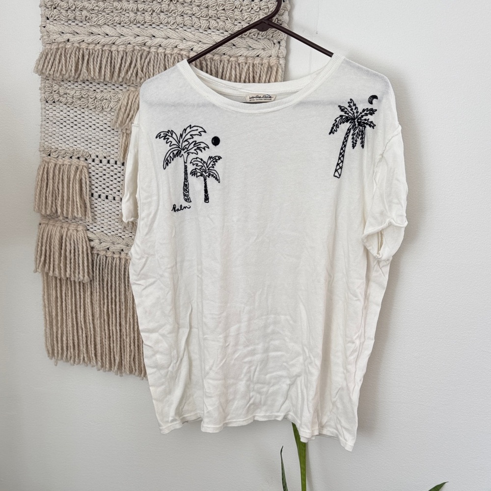 We The Free Horsin Around Tee in Coconut Combo